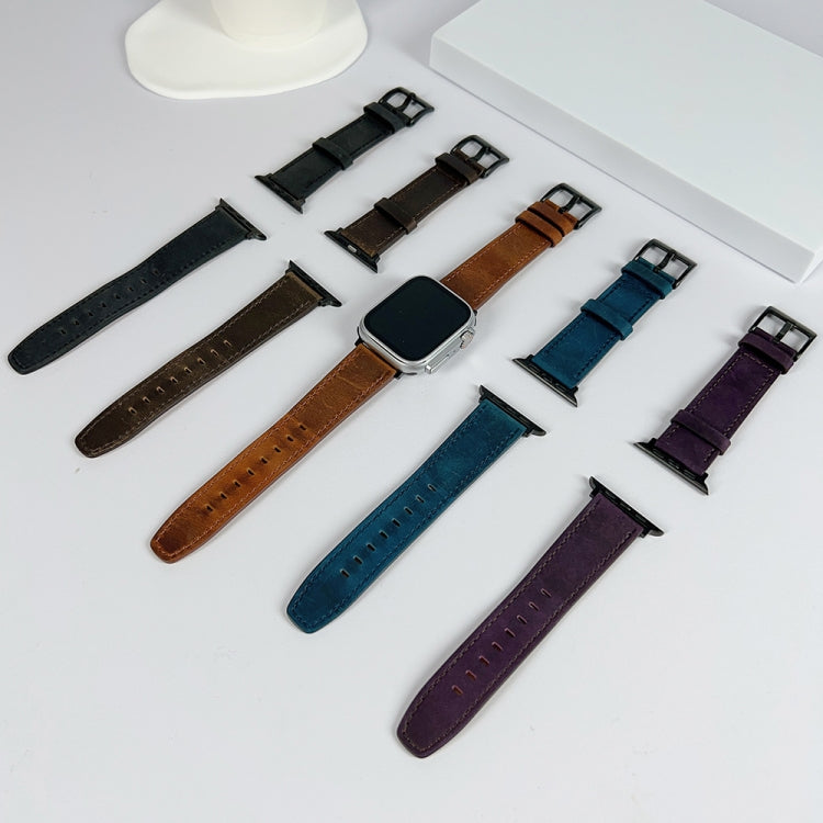 Retro Texture Leather Watch Band, Series 1