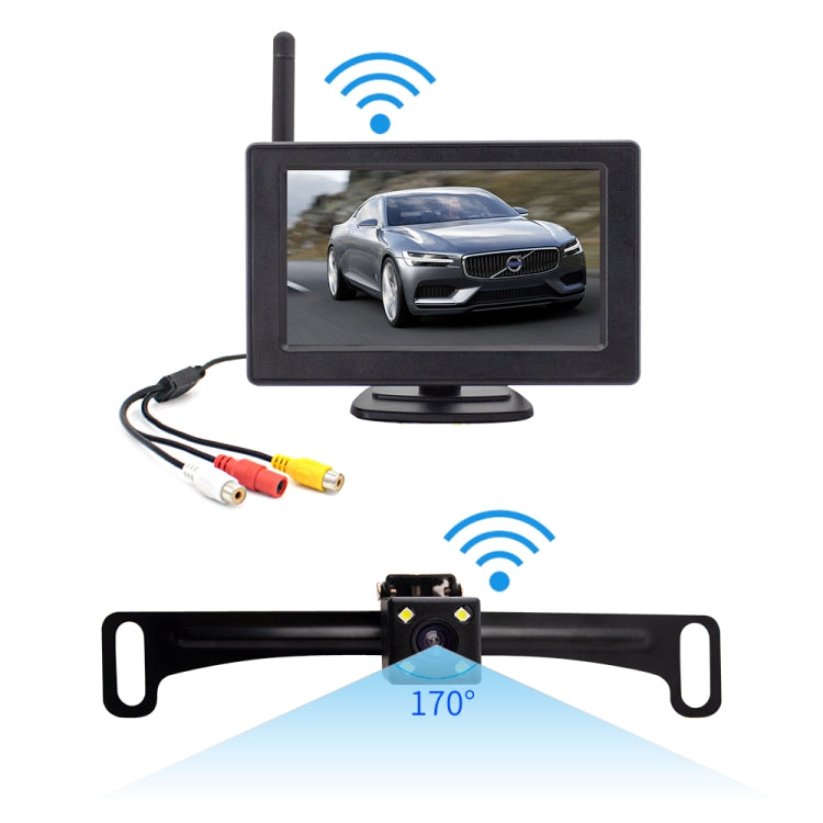 PZ703 422A-W Car 4.3 inch Desktop Rearview Monitor Built-in Wireless Reversing Image ÎҵÄÉ̵ê