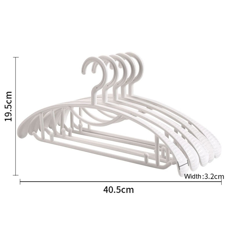 Anti-slip Plastic Seamless Clothing Hanger