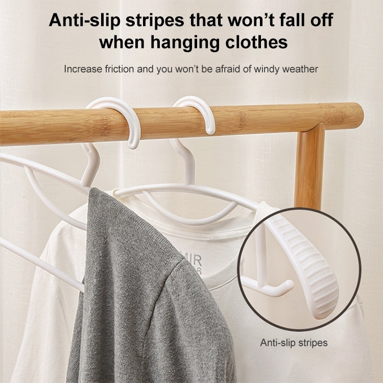 Anti-slip Plastic Seamless Clothing Hanger My Store