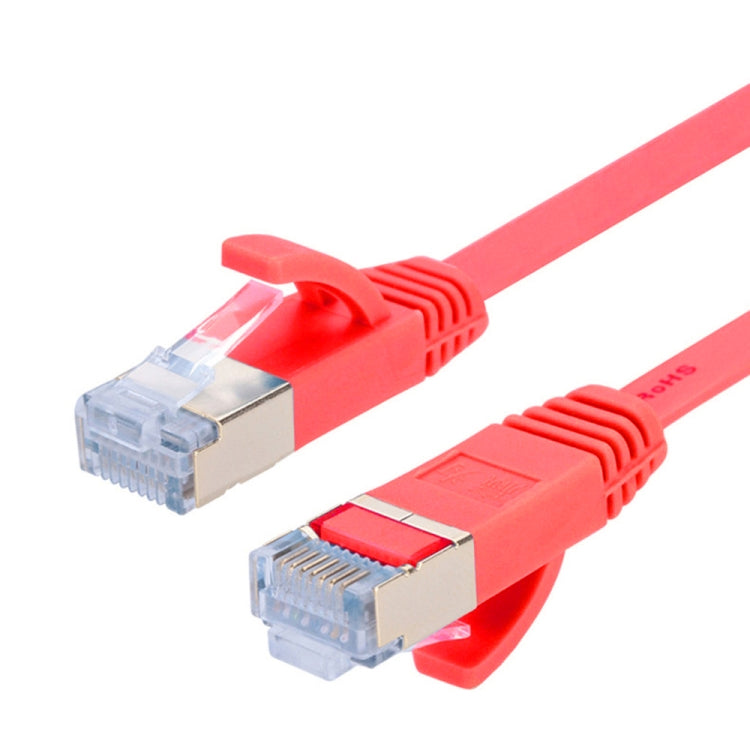 Gold Plated Head CAT7 High Speed 10Gbps Ultra-thin Flat Ethernet RJ45 Network LAN Cable