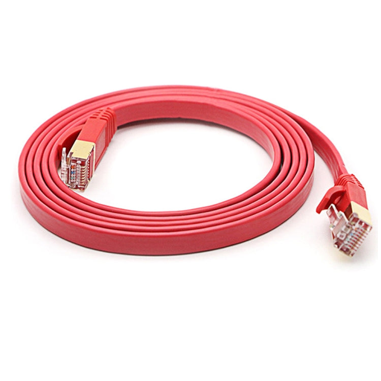 Gold Plated Head CAT7 High Speed 10Gbps Ultra-thin Flat Ethernet RJ45 Network LAN Cable My Store