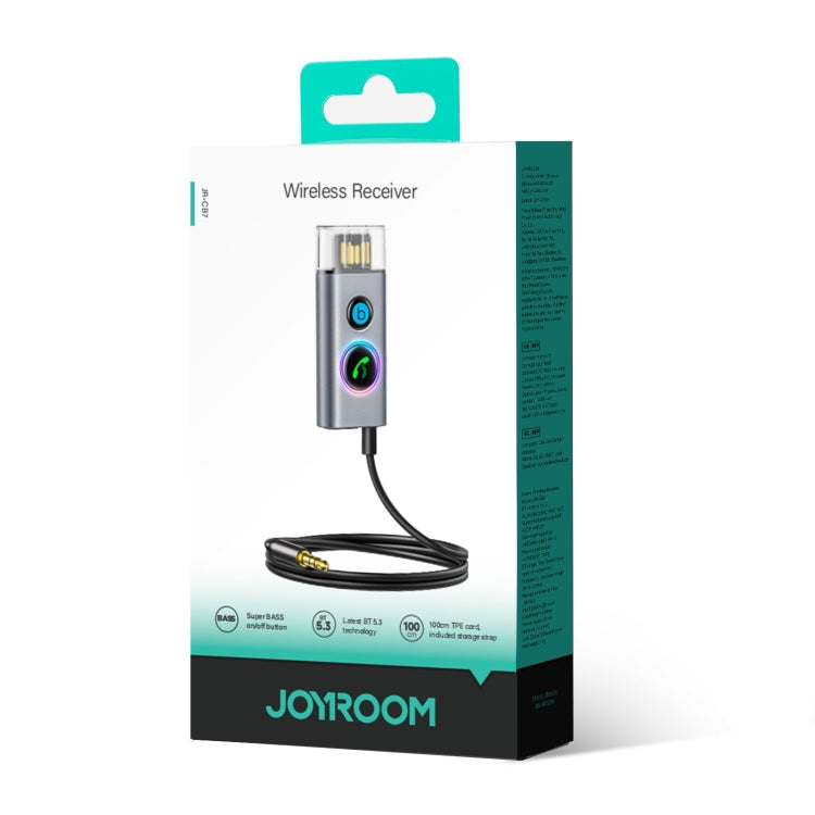 JOYROOM JR-CB7 Car-B Series Car Bluetooth 5.3 Wireless Receiver AUX Adapter Support TF Card ÎҵÄÉ̵ê