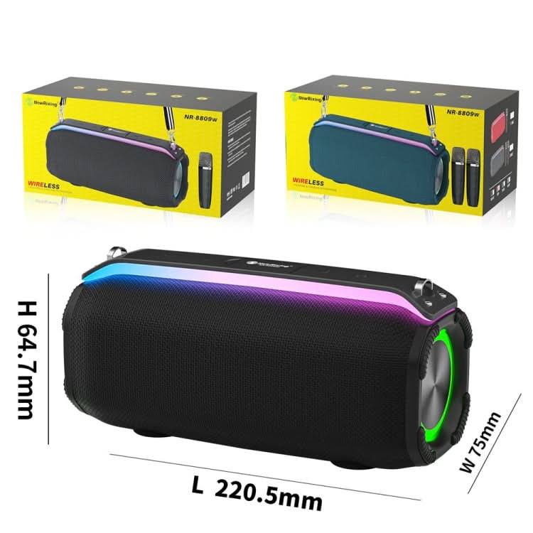 New RiXing NR8809 20W Outdoor Portable TWS Smart Wireless Bluetooth Speaker