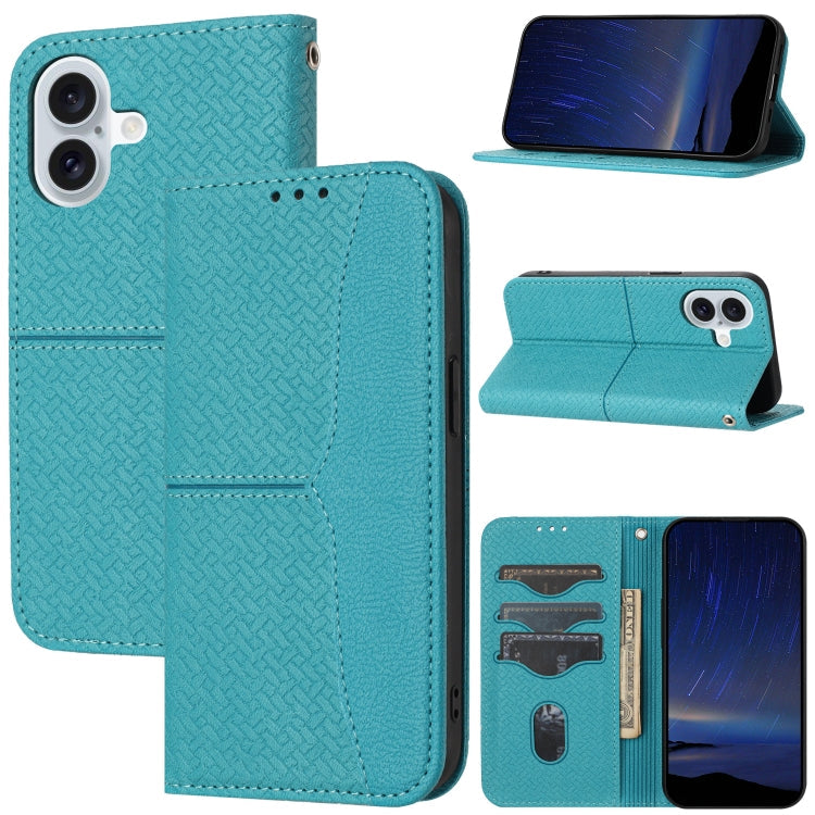 Woven Texture Stitching Magnetic Leather Phone Case, Series 2