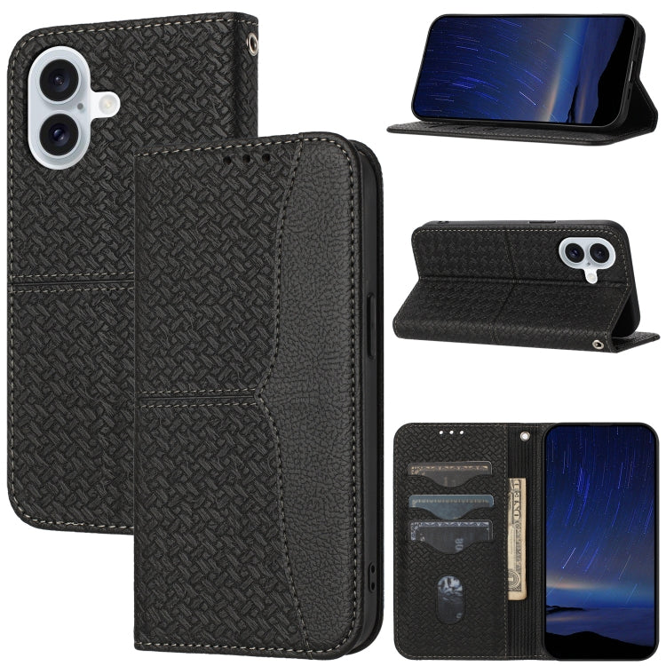 Woven Texture Stitching Magnetic Leather Phone Case, Series 2