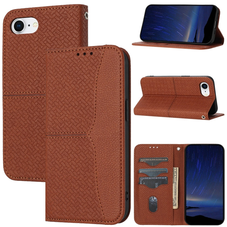 Woven Texture Stitching Magnetic Leather Phone Case, Series 1