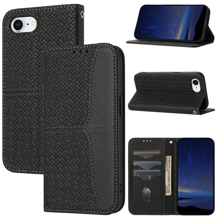 Woven Texture Stitching Magnetic Leather Phone Case, Series 1