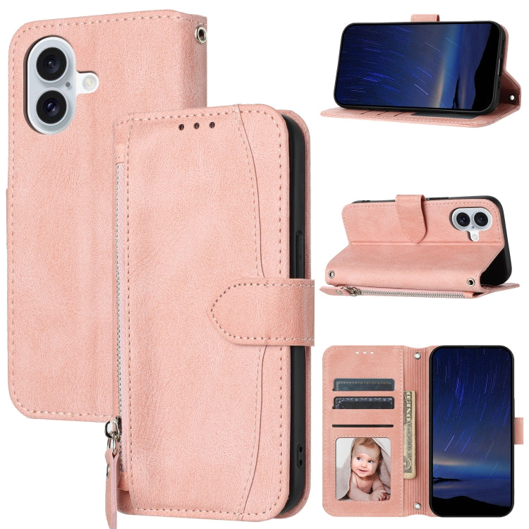 Oil Skin Zipper Wallet Leather Phone Case, Series 2