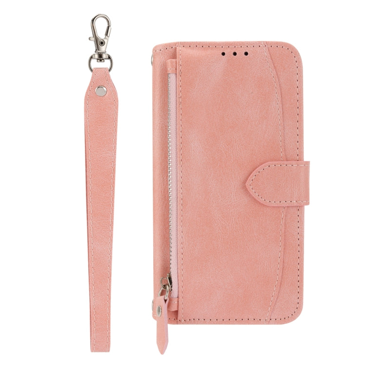 Oil Skin Zipper Wallet Leather Phone Case, Series 2