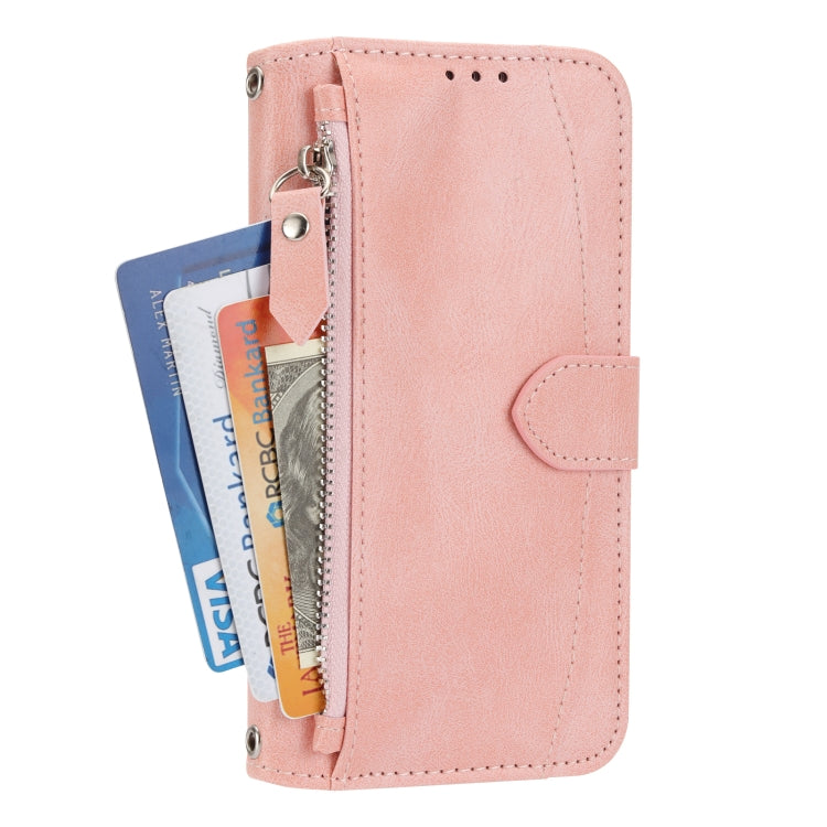 Oil Skin Zipper Wallet Leather Phone Case, Series 2