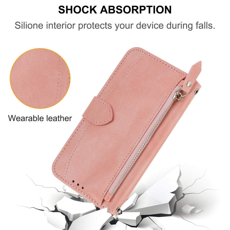 Oil Skin Zipper Wallet Leather Phone Case, Series 2