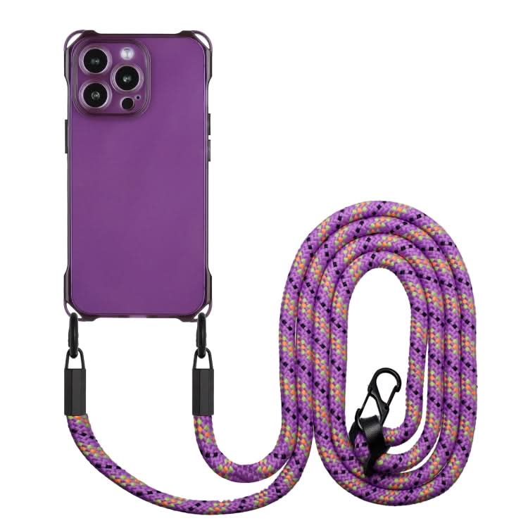 Four-corner Shockproof TPU Phone Case with Lanyard, Series 4