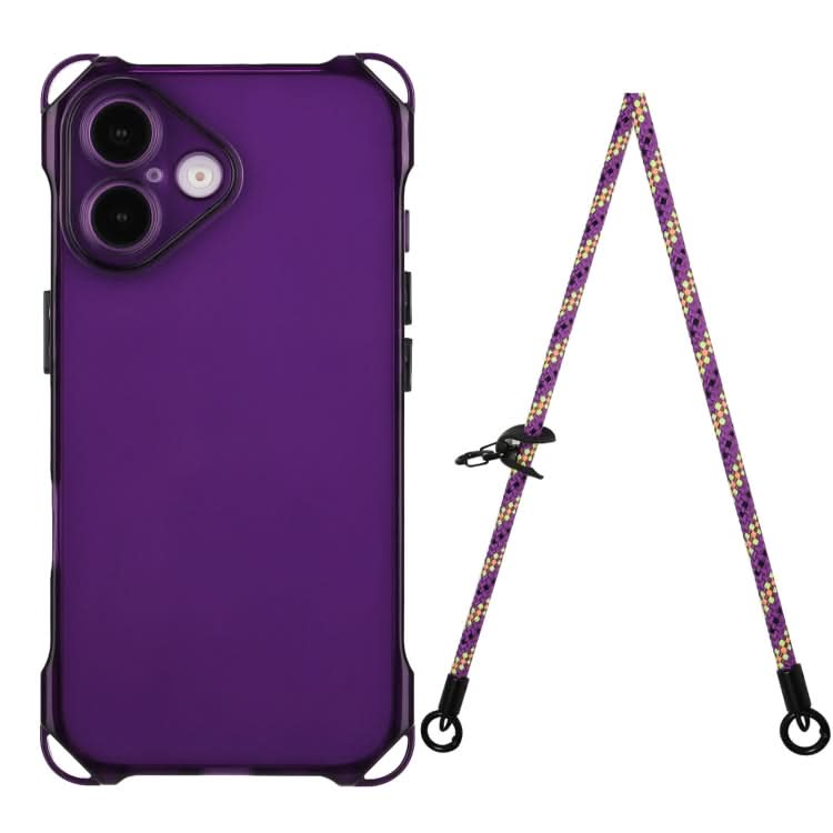 Four-corner Shockproof TPU Phone Case with Lanyard, Series 1