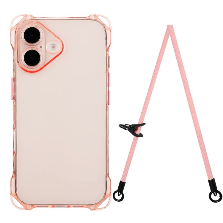 Four-corner Shockproof TPU Phone Case with Lanyard, Series 2