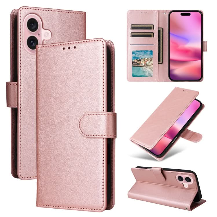 Multifunctional Horizontal Flip Leather Phone Case with Three Card Slots, Series 2