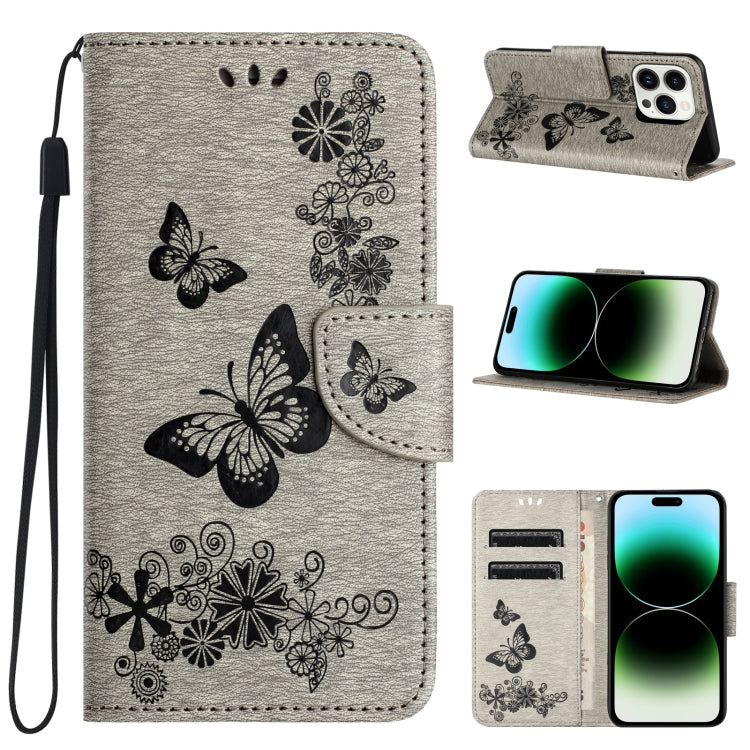 Butterfly Embossed Flip Leather Phone Case, Series 2