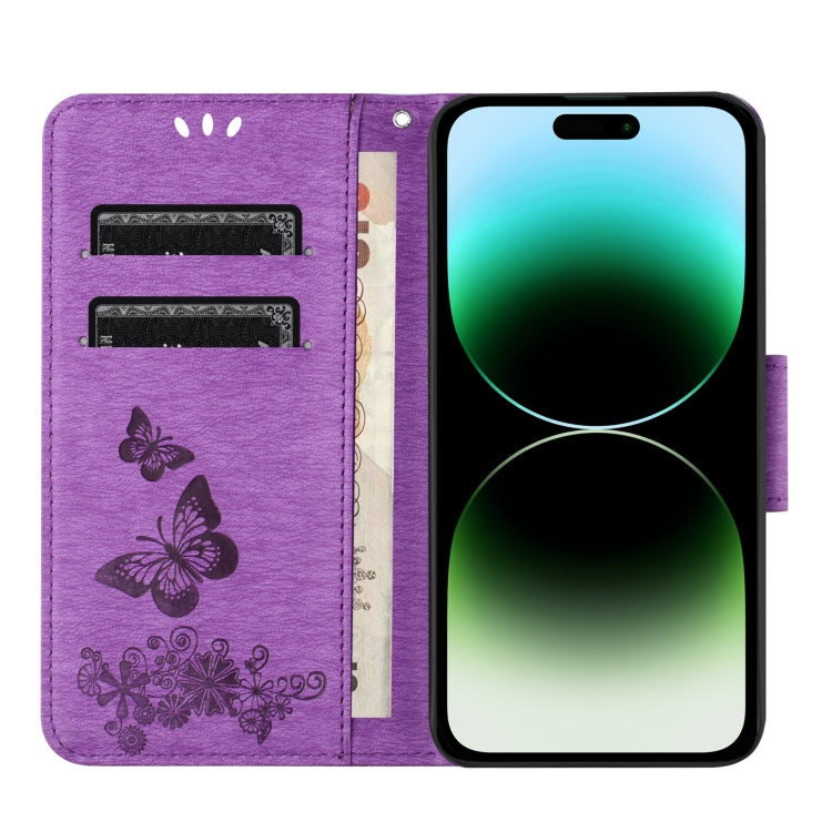 Butterfly Embossed Flip Leather Phone Case, Series 1