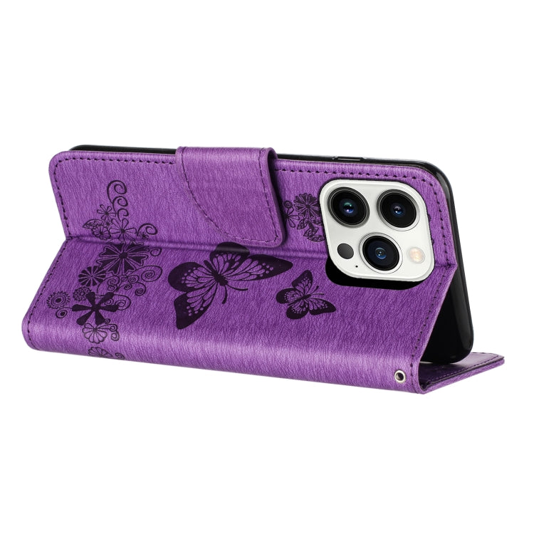 Butterfly Embossed Flip Leather Phone Case, Series 1