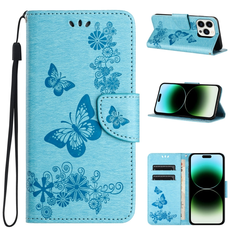 Butterfly Embossed Flip Leather Phone Case, Series 1