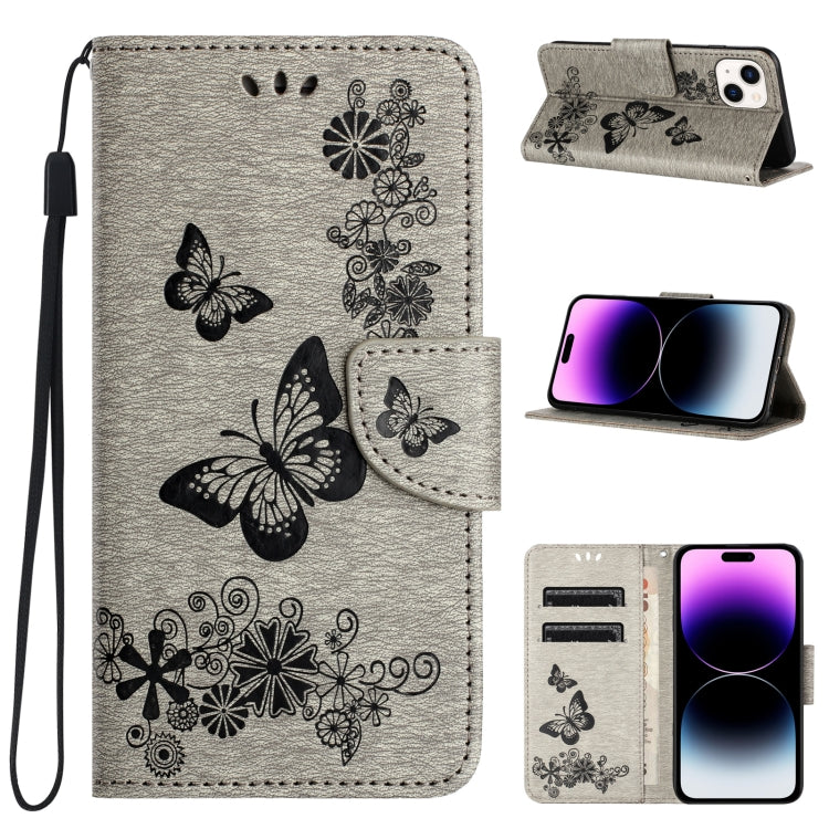 Butterfly Embossed Flip Leather Phone Case, Series 1