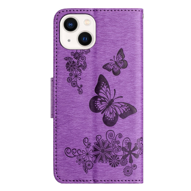 Butterfly Embossed Flip Leather Phone Case, Series 2