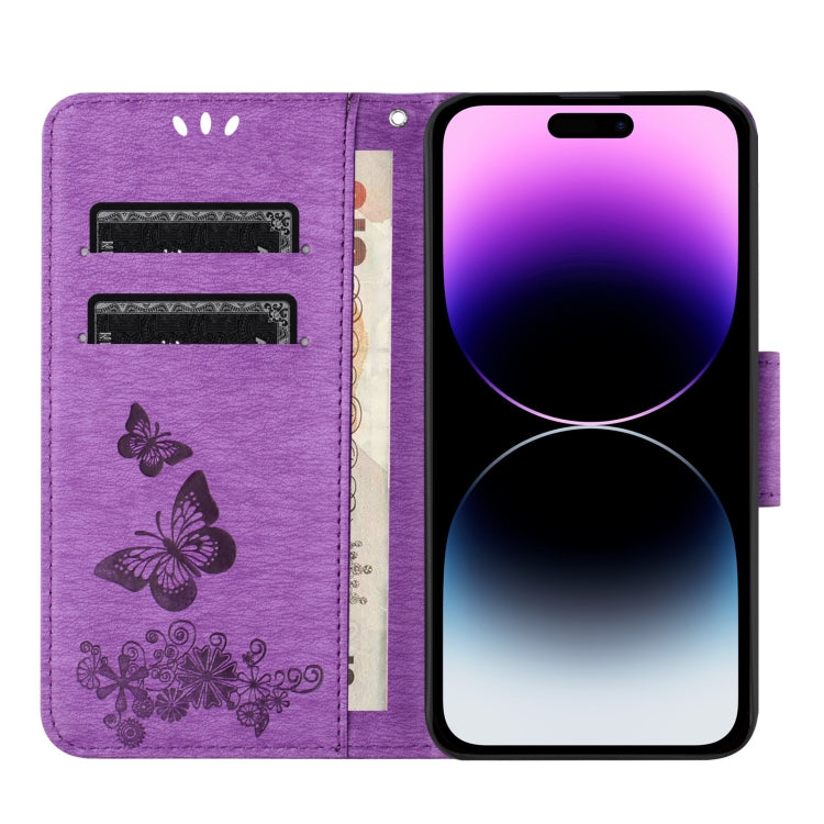 Butterfly Embossed Flip Leather Phone Case, Series 2