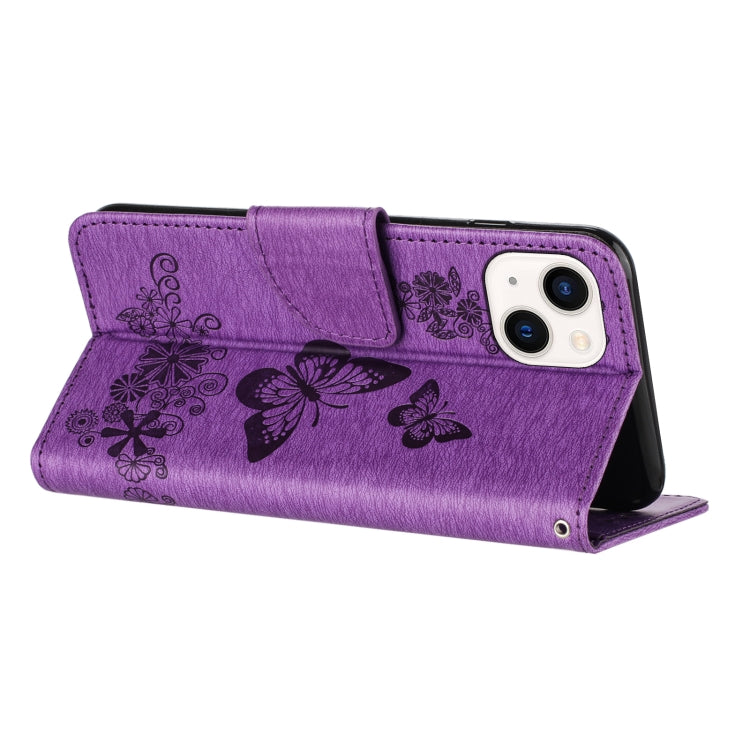 Butterfly Embossed Flip Leather Phone Case, Series 2