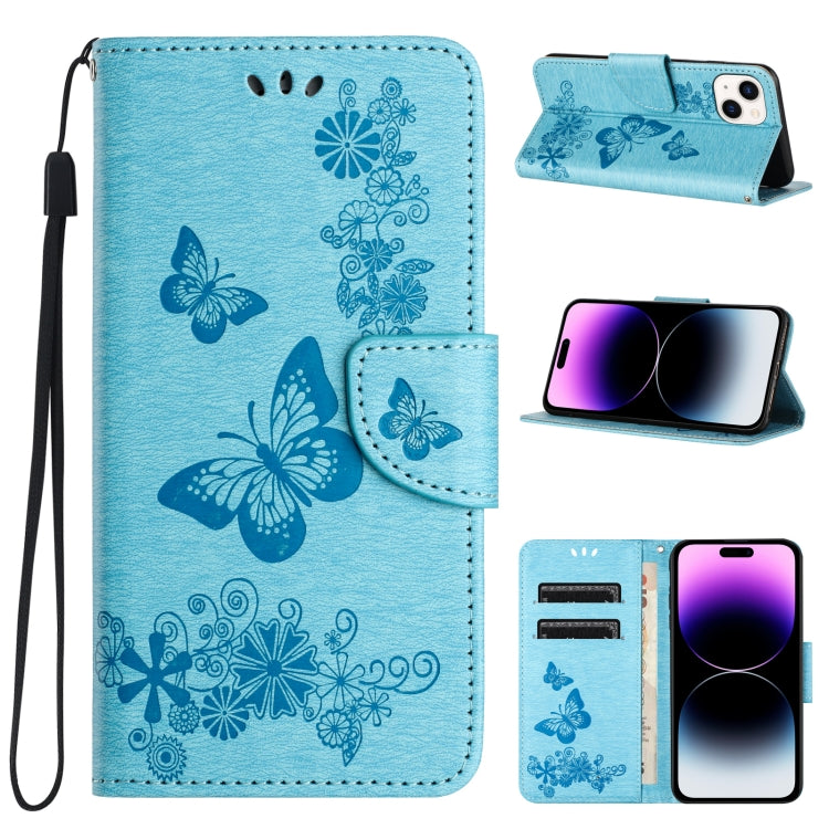 Butterfly Embossed Flip Leather Phone Case, Series 2