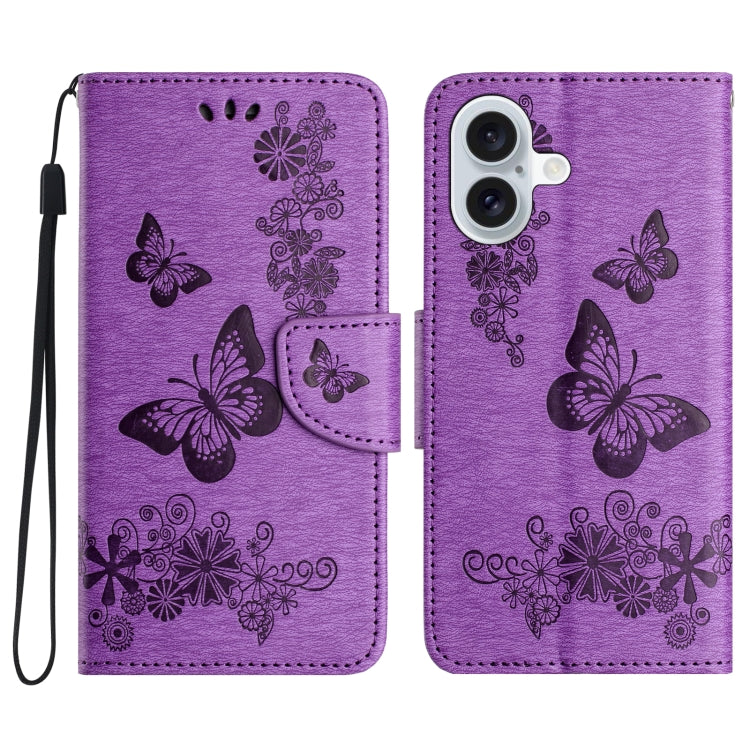 Butterfly Embossed Flip Leather Phone Case, Series 2