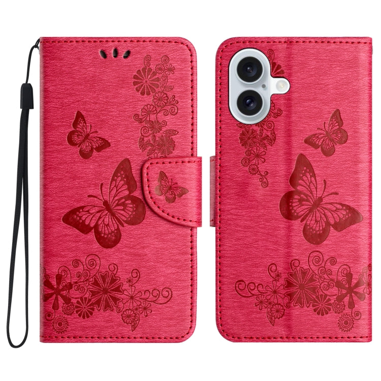 Butterfly Embossed Flip Leather Phone Case, Series 2