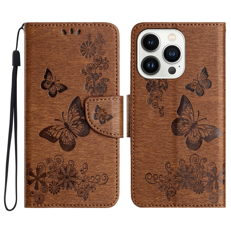 Butterfly Embossed Flip Leather Phone Case, Series 2