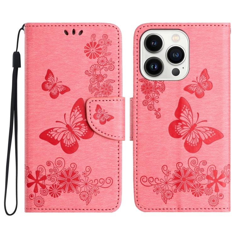 Butterfly Embossed Flip Leather Phone Case, Series 2