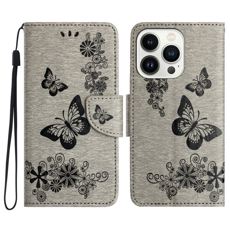 Butterfly Embossed Flip Leather Phone Case, Series 2