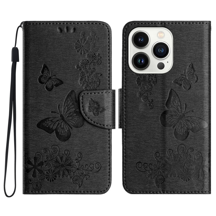 Butterfly Embossed Flip Leather Phone Case, Series 2