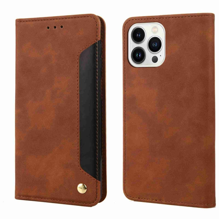 Skin Feel Splicing Leather Phone Case, Series 2