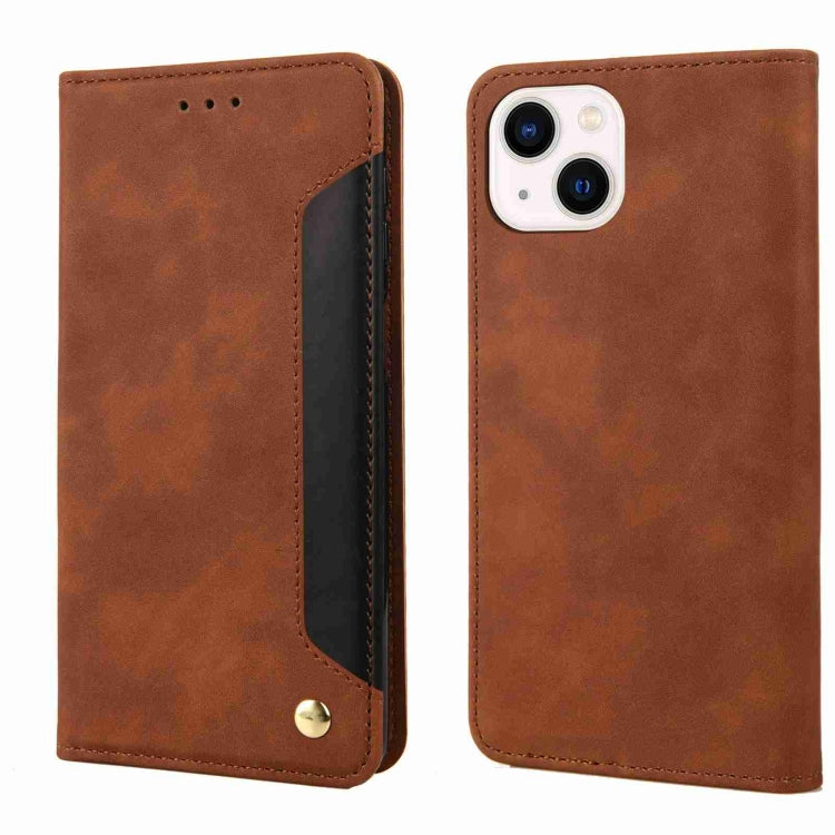 Skin Feel Splicing Leather Phone Case, Series 1