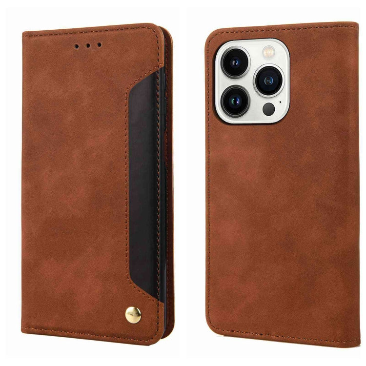 Skin Feel Splicing Leather Phone Case, Series 2