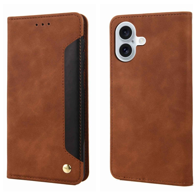 Skin Feel Splicing Leather Phone Case, Series 2