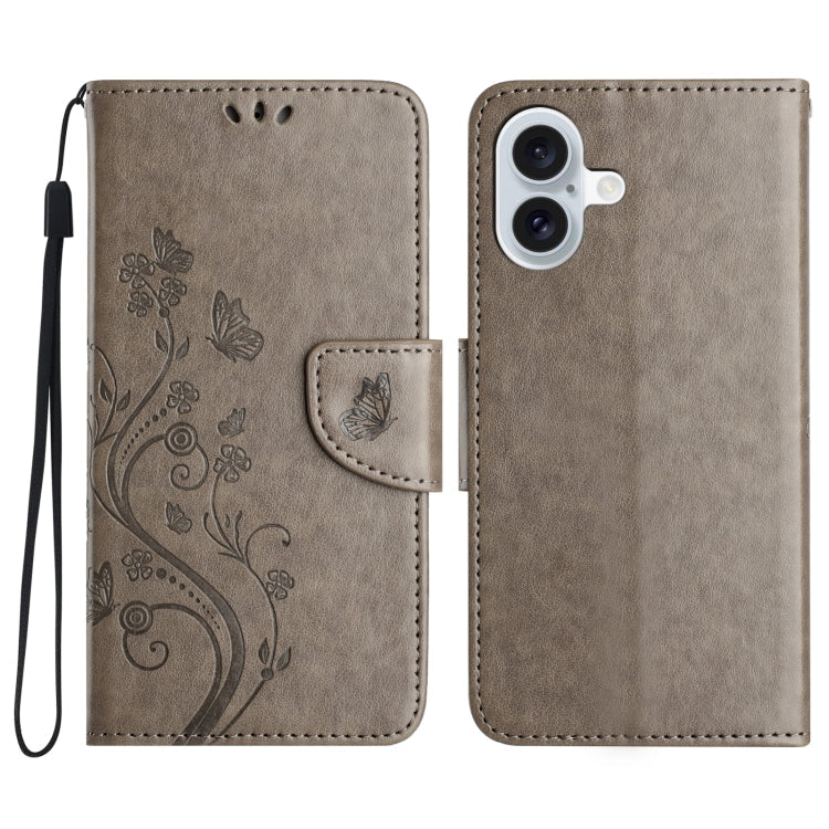 Butterfly Flower Pattern Flip Leather Phone Case, Series 2