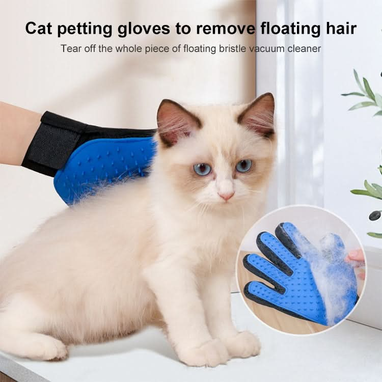 Rubber Cat Grooming Gloves Pet Cleaning Hair Brushes Bathing Supplies - Reluova