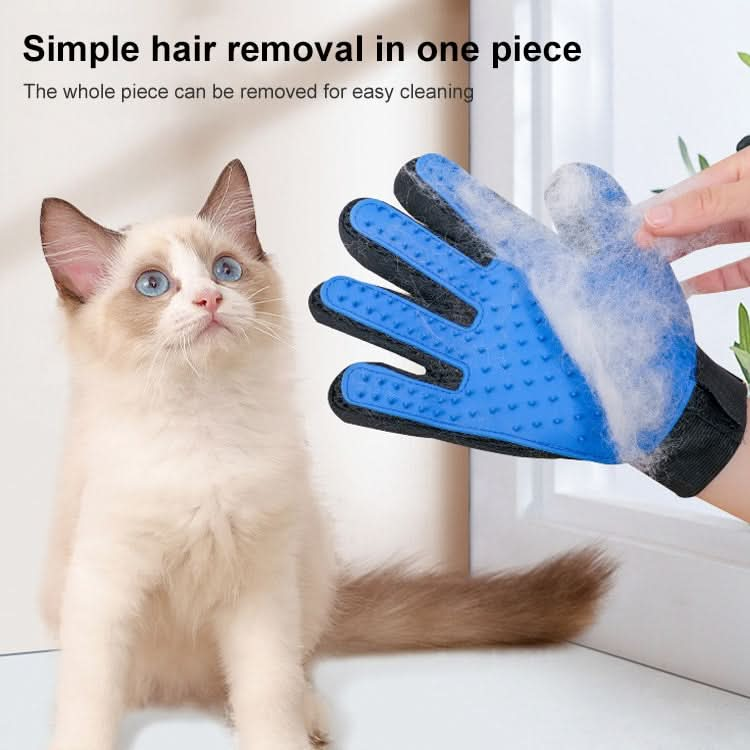 Rubber Cat Grooming Gloves Pet Cleaning Hair Brushes Bathing Supplies - Reluova