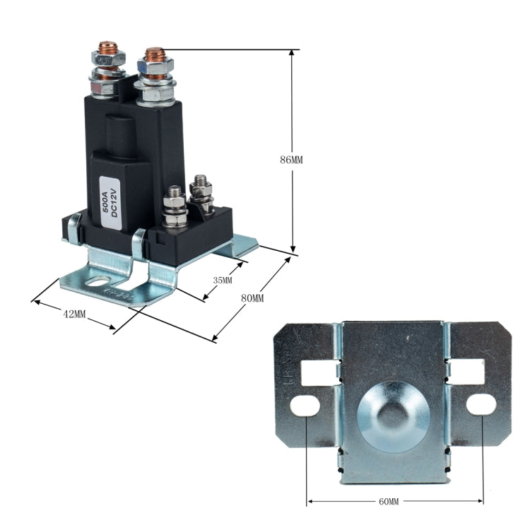 Car Modification Small Contact 12V / 500A Contact Dual Battery High Current DC Relay ÎҵÄÉ̵ê