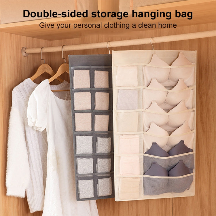 Underwear Storage Bag Non-woven Double-sided Hanging Storage Bag My Store