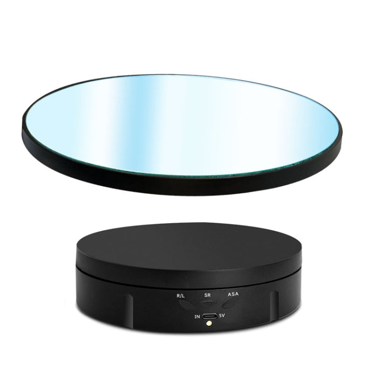 22cm Mirror Electric Rotating Display Stand Live Video Shooting Props Turntable My Store