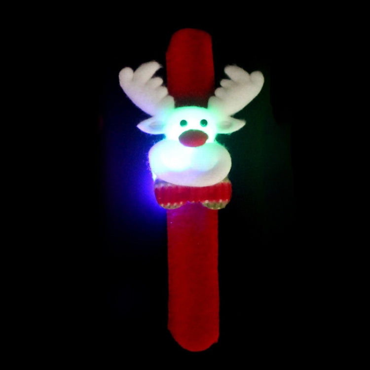 Santa Style Flash Light Merry Christmas Slap Pat Circle Wristband My Store