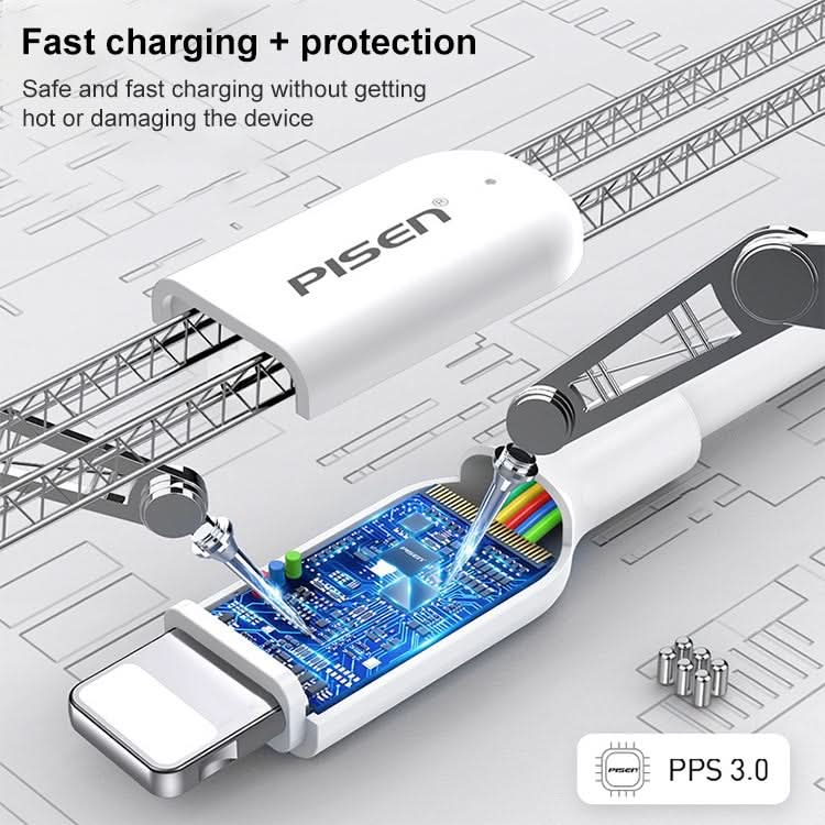 PISEN 3.0A PD Fast Charging Cable