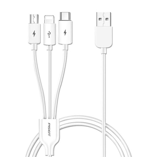 PISEN 3A 3 in 1 Data Cable