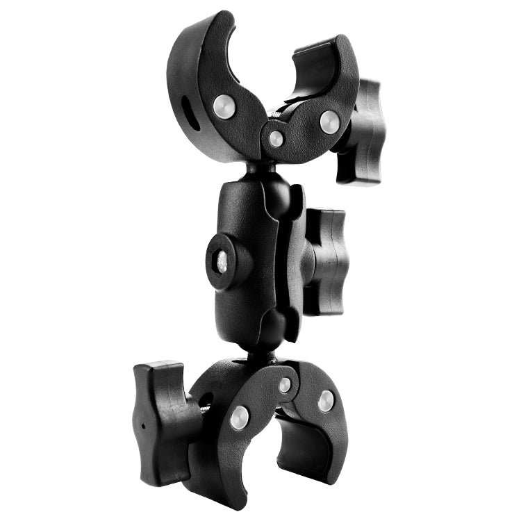 Motorcycle Dual-heads Crabs Clamps Handlebar Fixed Mount