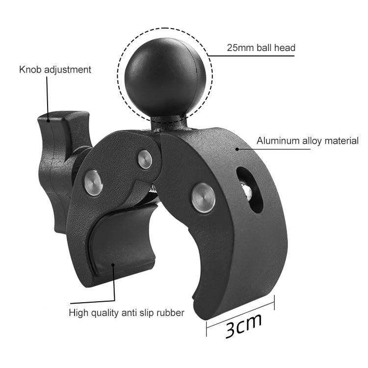 Motorcycle Dual-heads Crabs Clamps Handlebar Fixed Mount My Store